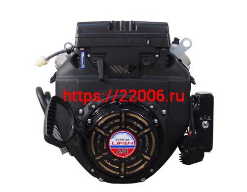 Двигатель LIFAN 24 л.с. 2V78F-2А с катушкой освещения РУЧ+ЭЛЕК 12В 20А 240Вт.