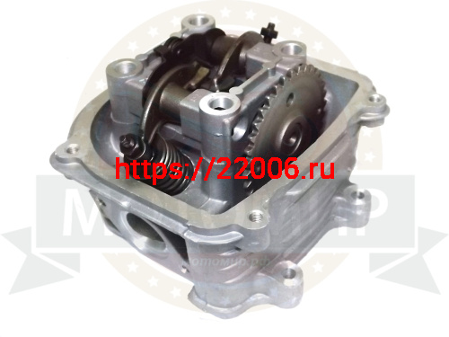 Головка цилиндра 4х такт. в сборе 150 см3 57,4 мм 157QMJ с распредв. (0302+0305+0306+0307+0401/0415) фото 2