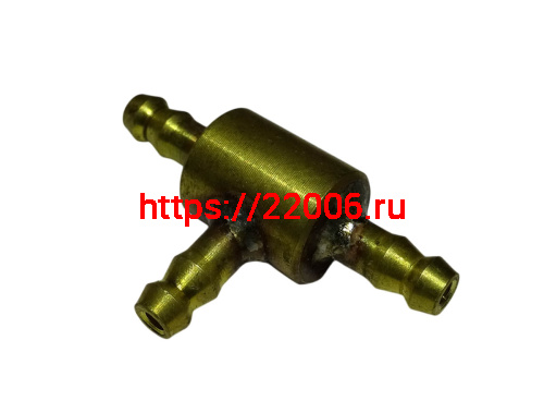 Тройник для бензошланга тонкий штуцер (МЕТАЛЛ) Буран, Тайга