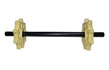 Вал ведомый (направляющий) мотобуксировщика (со звездочками) 510мм,  (ПР)