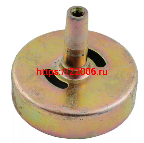 Тарелка редуктора (чашка сцепления) для триммера 33,43,52сс под вал 7 шлицов Тарелка редуктора (чашка сцепления) для триммера 33,43,52сс под вал 7 шлицов