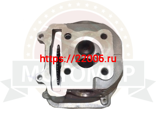 Головка цилиндра 4х такт. в сборе 150 см3 57,4 мм 157QMJ с распредв. (0302+0305+0306+0307+0401/0415) фото 3