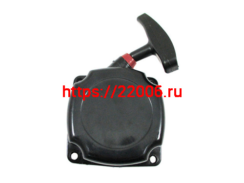 Стартер в сборе для триммера с объемом двигателя 33-52см3 «Бабочка»(2 зацепа)