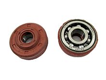 Сальник коленвала б/п Partner с 201 подшипником (2 шт в комп)