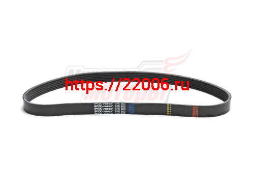 Ремень поликлиновый PIX Chevrolet Aveo, lacetti, Daewoo Kalos, Lada Kalina (6PK-883)