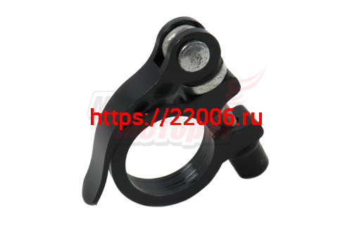 Зажим подседельный с эксцентриком 31,8 мм(черный)