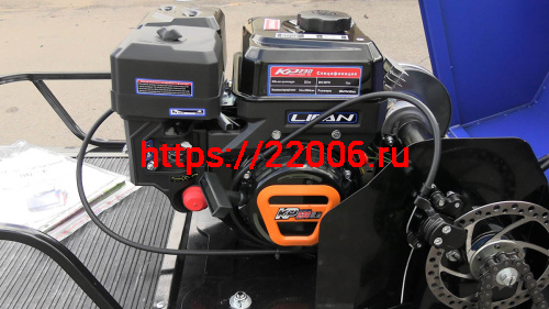 Мотобуксировщик компактный ЛИДЕР-СИГМА-2К, 8+ л.с., с лыжным модулем, ВАРИАТОР TAV2-40 фото 8